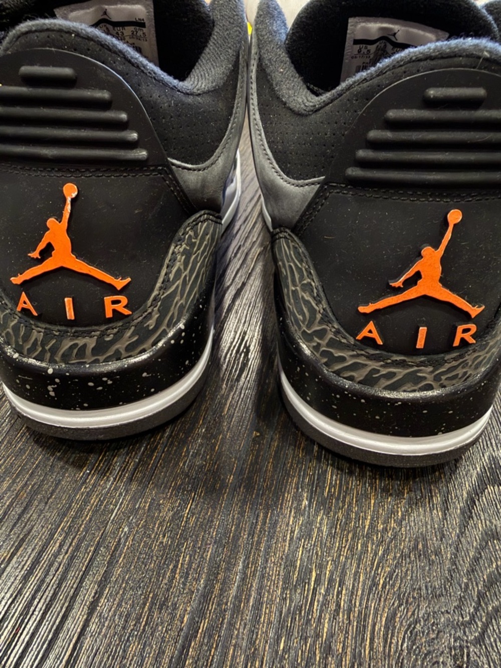 Jordan 3 Retro Fear Pack 2013 men’s size 9.5 - Picture 8 of 13